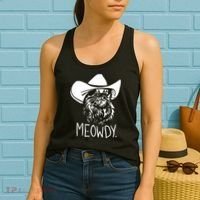 Meowdy Texas Cat Meme Women's Tank Top thumb 2