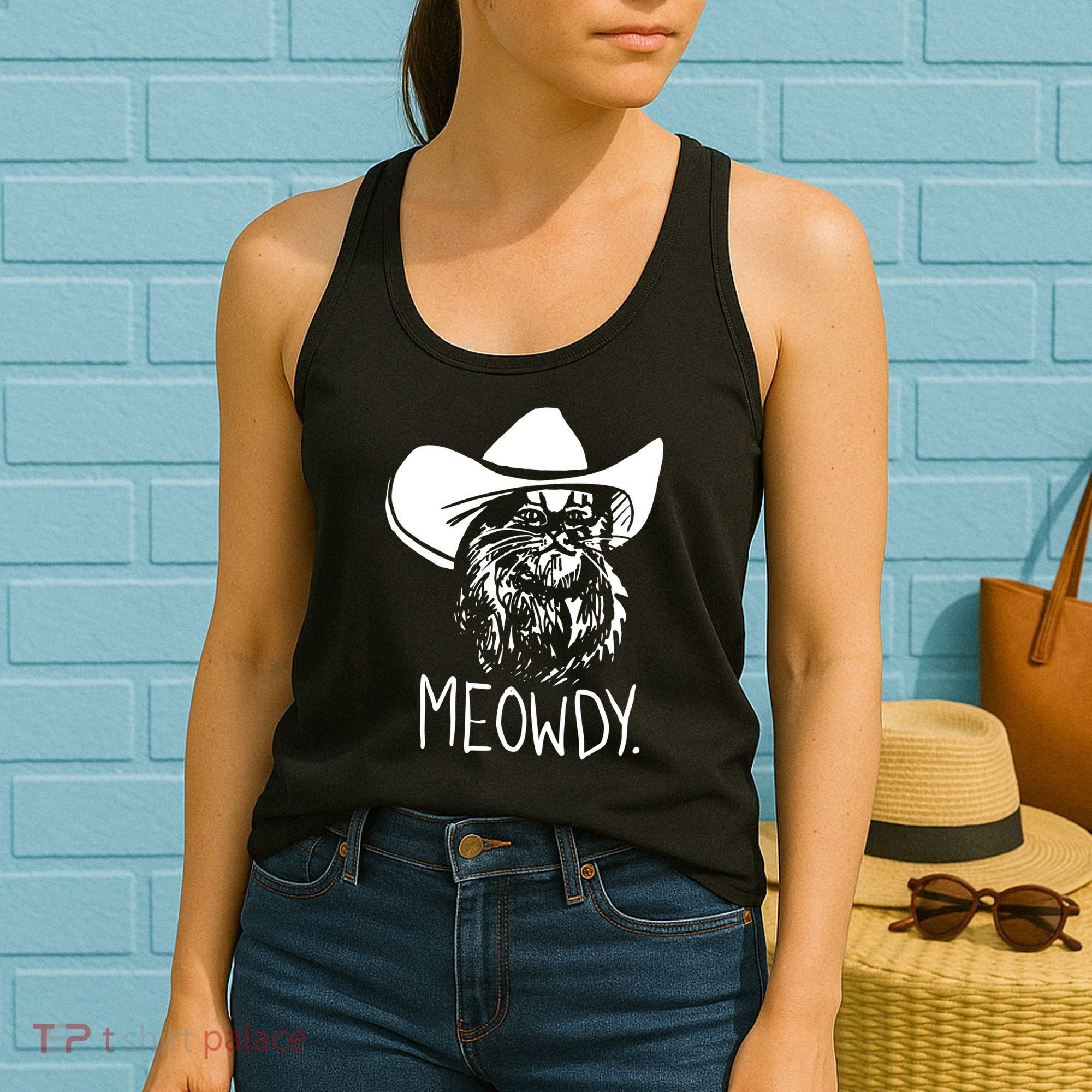 Meowdy Texas Cat Meme Women's Tank Top
