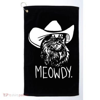 Meowdy Texas Cat Meme Golf Towel