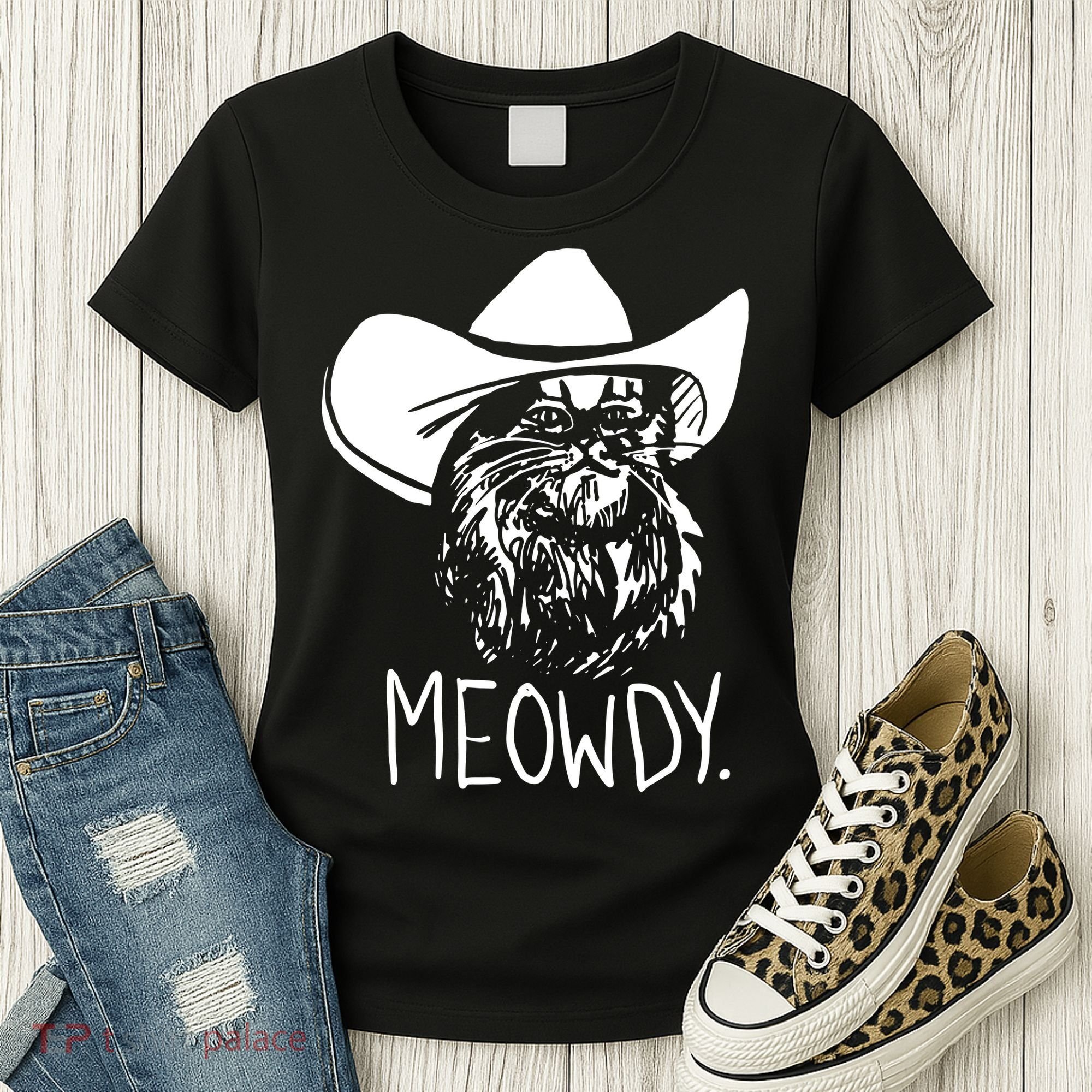 Meowdy Texas Cat Meme Women's T-Shirt