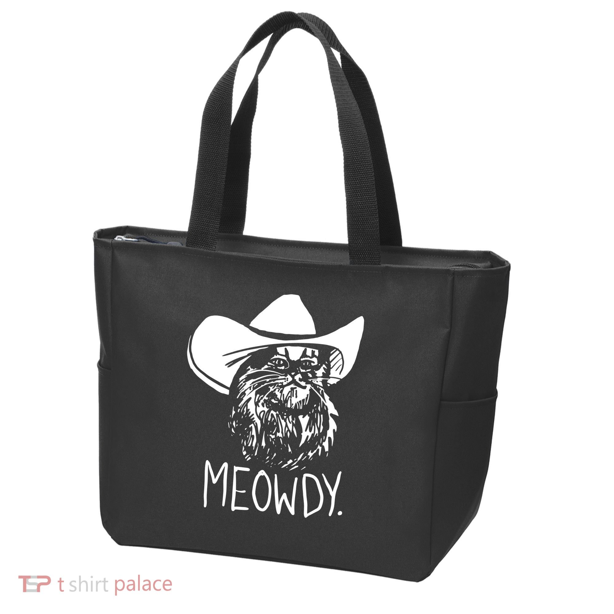 Meowdy Texas Cat Meme Tote Bag