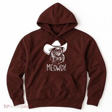 Meowdy Texas Cat Meme Hoodie