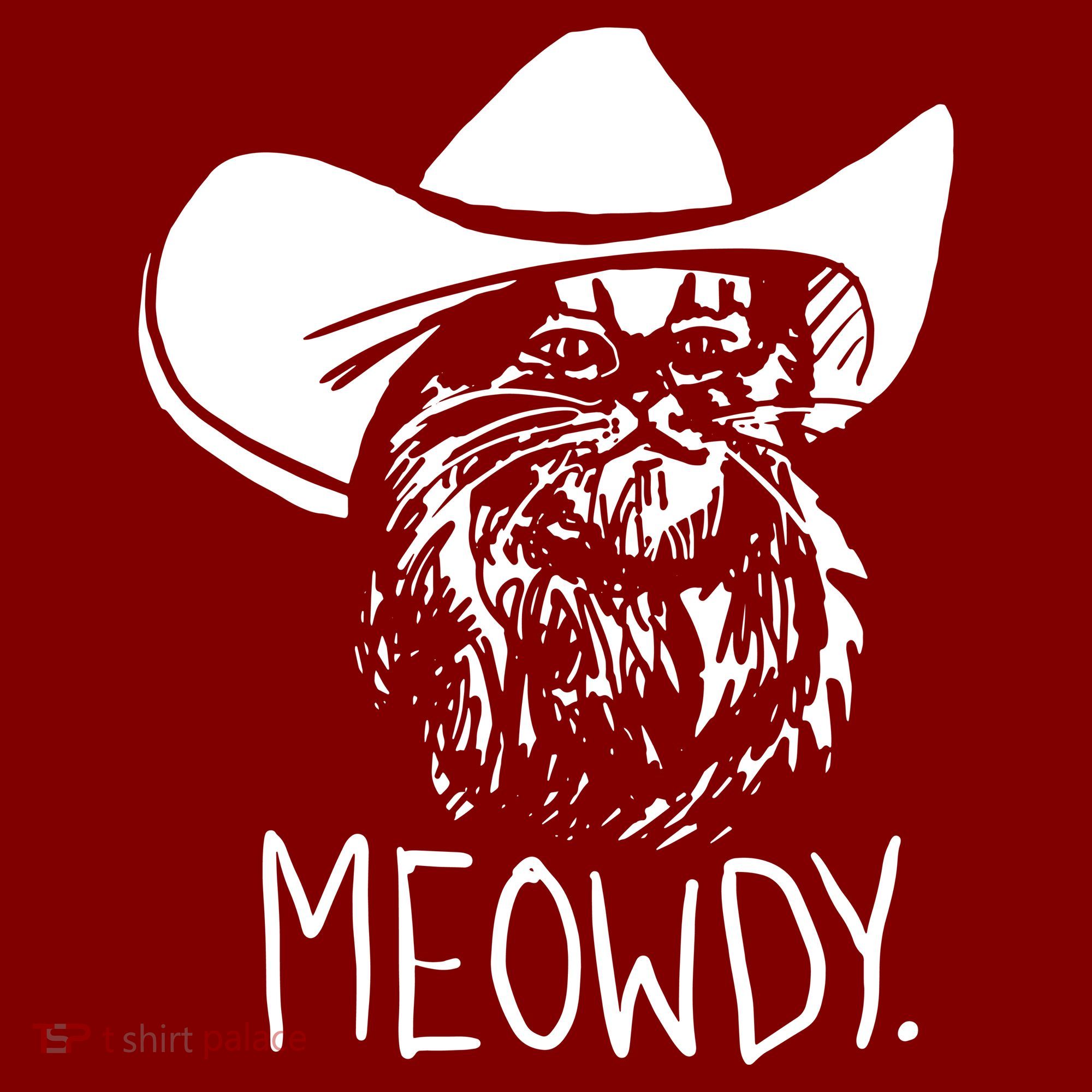 Meowdy Texas Cat Meme Apron