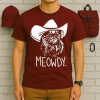 Meowdy Texas Cat Meme T-Shirt thumb 6