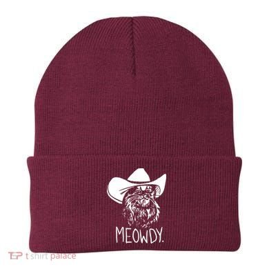 Meowdy Texas Cat Meme Beanie