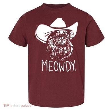 Meowdy Texas Cat Meme Toddler T-Shirt