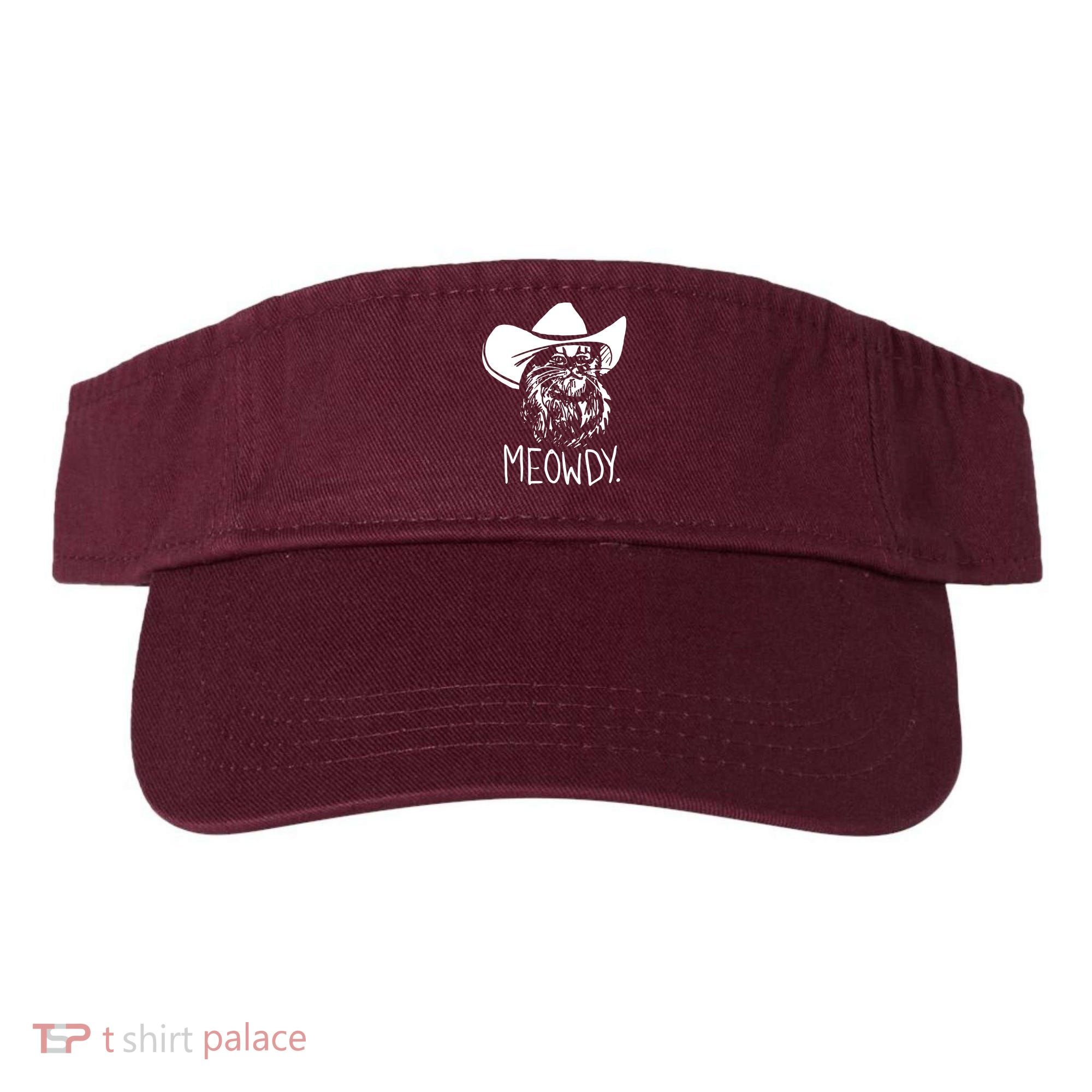 Meowdy Texas Cat Meme Visor