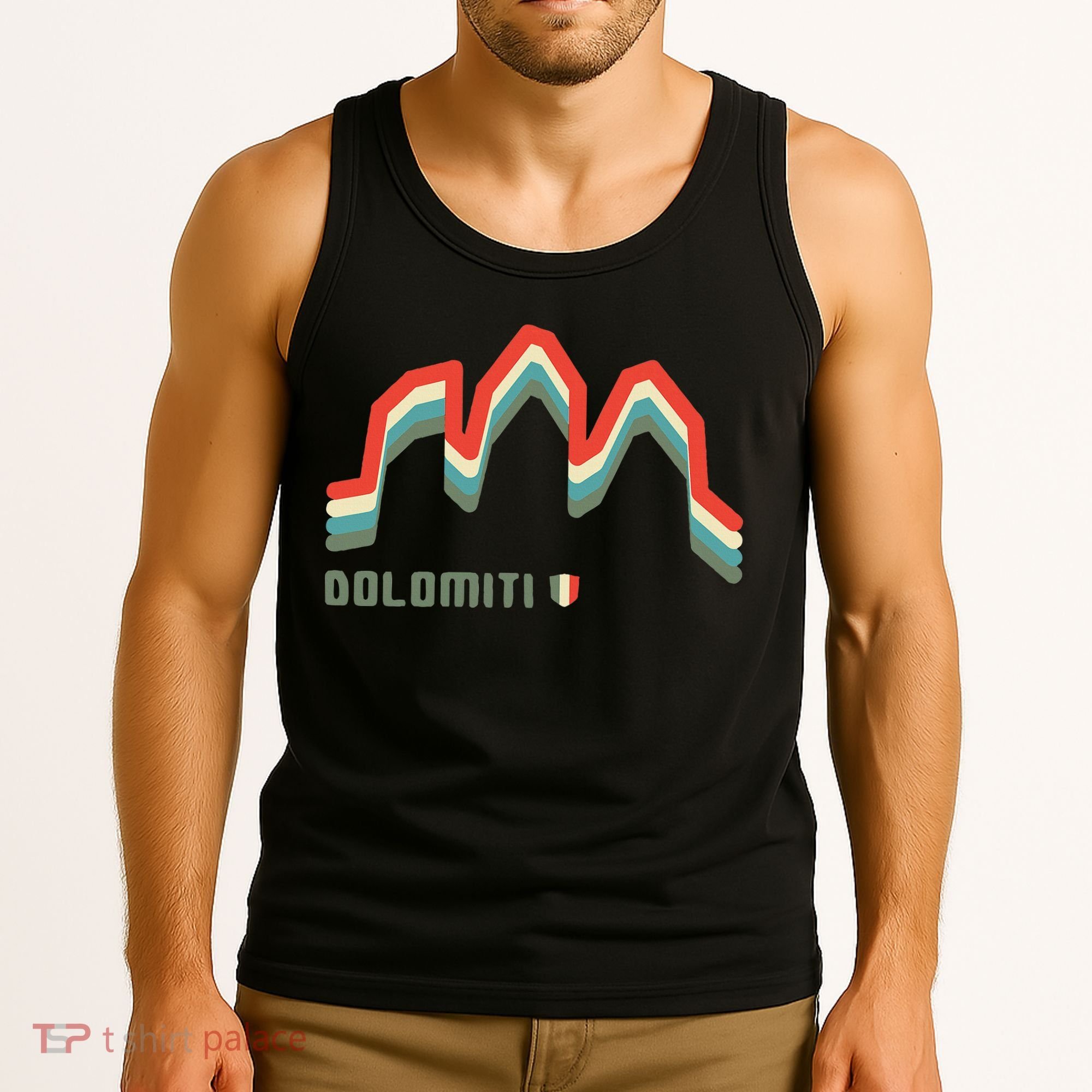 Mount Tre Cime Di Lavaredo Dolomites Hike Climb Hiking Gifts Tank Top