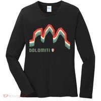 Mount Tre Cime Di Lavaredo Dolomites Hike Climb Hiking Gifts Women's Long Sleeve Shirt thumb 0