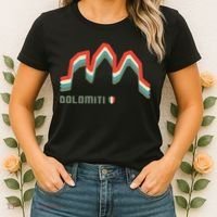 Mount Tre Cime Di Lavaredo Dolomites Hike Climb Hiking Gifts Women's T-Shirt thumb 2