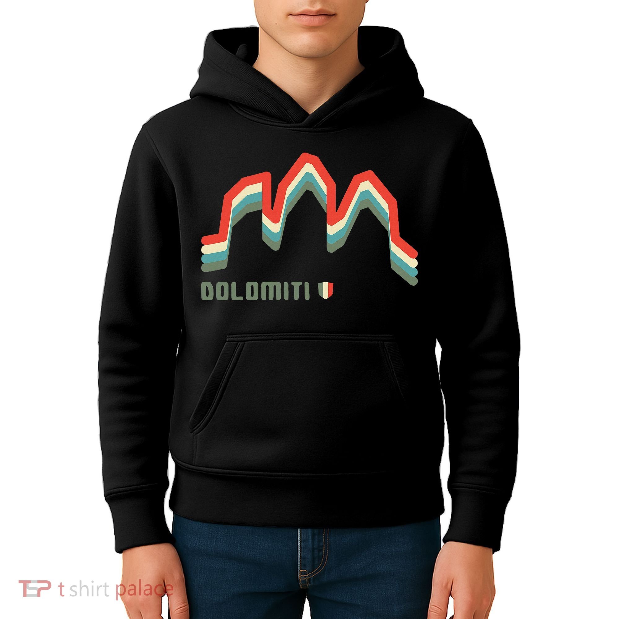Mount Tre Cime Di Lavaredo Dolomites Hike Climb Hiking Gifts Kids Hoodie