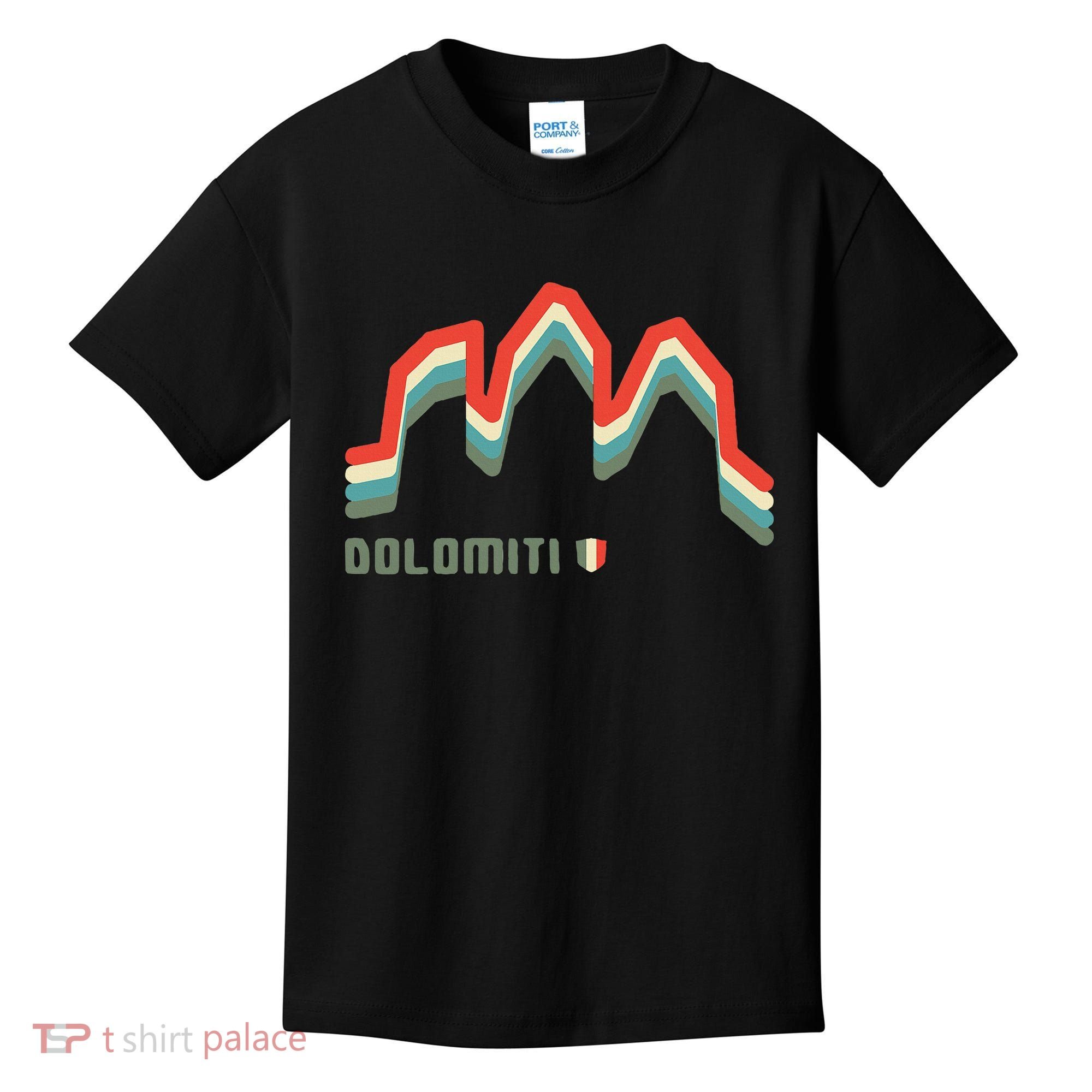 Mount Tre Cime Di Lavaredo Dolomites Hike Climb Hiking Gifts Kids T-Shirt