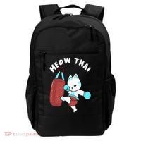 Muay Thai Cat Meow Thai Punching Bag Fighting Sport Backpack thumb 0