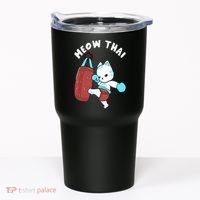 Muay Thai Cat Meow Thai Punching Bag Fighting Sport Tumbler thumb 0