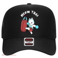 Muay Thai Cat Meow Thai Punching Bag Fighting Sport Hat thumb 0