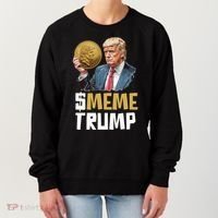 Meme Trump Coin Crypto Currency $Trump Women's Sweatshirt thumb 0