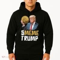 Meme Trump Coin Crypto Currency $Trump Hoodie thumb 2