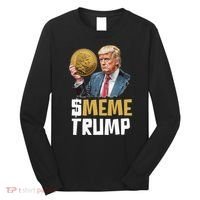 Meme Trump Coin Crypto Currency $Trump Long Sleeve Shirt thumb 0