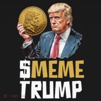 Meme Trump Coin Crypto Currency $Trump Long Sleeve Shirt thumb 2