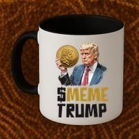 Meme Trump Coin Crypto Currency $Trump Coffee Mug thumb 2