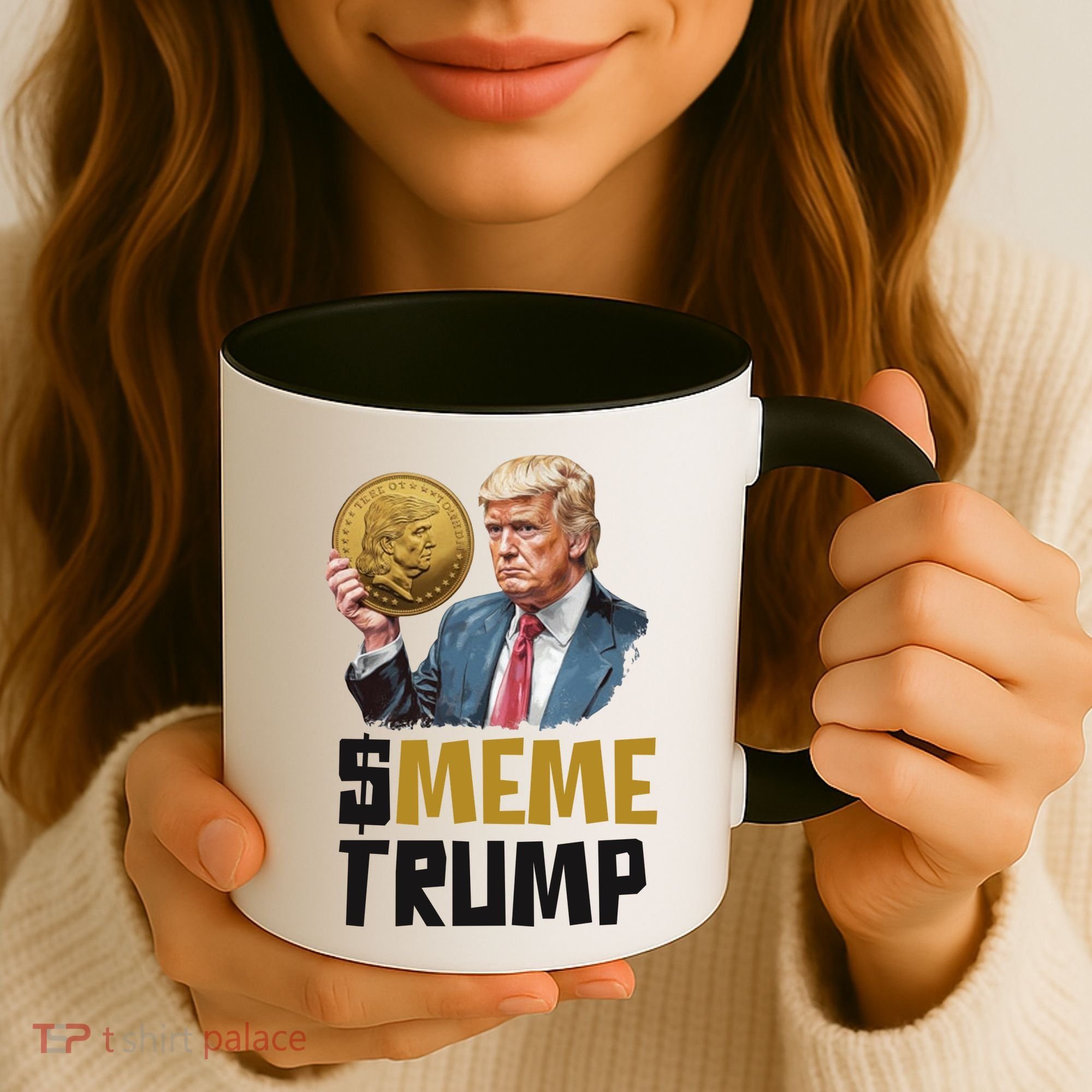 Meme Trump Coin Crypto Currency $Trump Coffee Mug