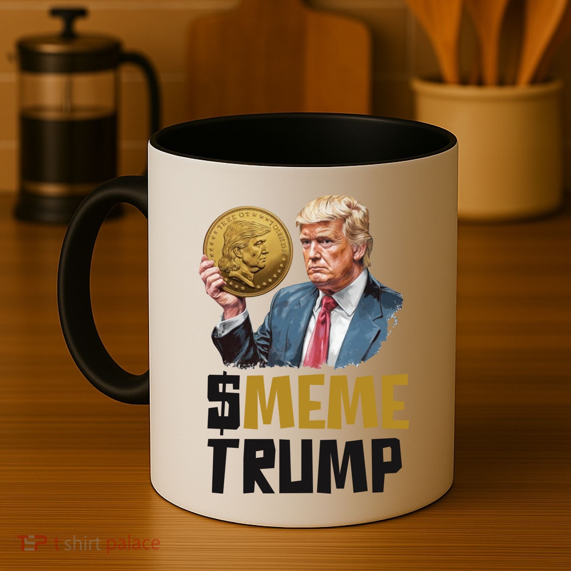 Meme Trump Coin Crypto Currency $Trump Coffee Mug