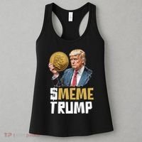 Meme Trump Coin Crypto Currency $Trump Women's Tank Top thumb 3