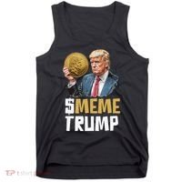 Meme Trump Coin Crypto Currency $Trump Tank Top thumb 0