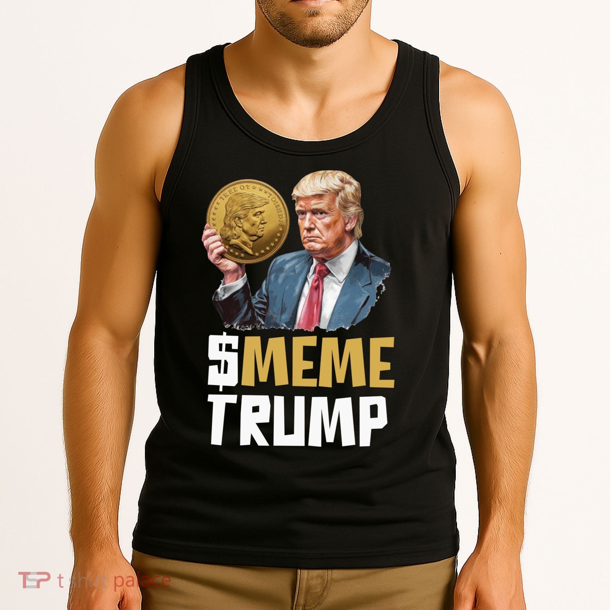 Meme Trump Coin Crypto Currency $Trump Tank Top