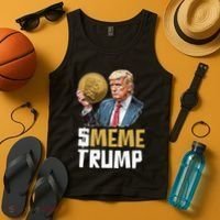 Meme Trump Coin Crypto Currency $Trump Tank Top thumb 4