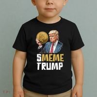 Meme Trump Coin Crypto Currency $Trump Toddler T-Shirt thumb 2