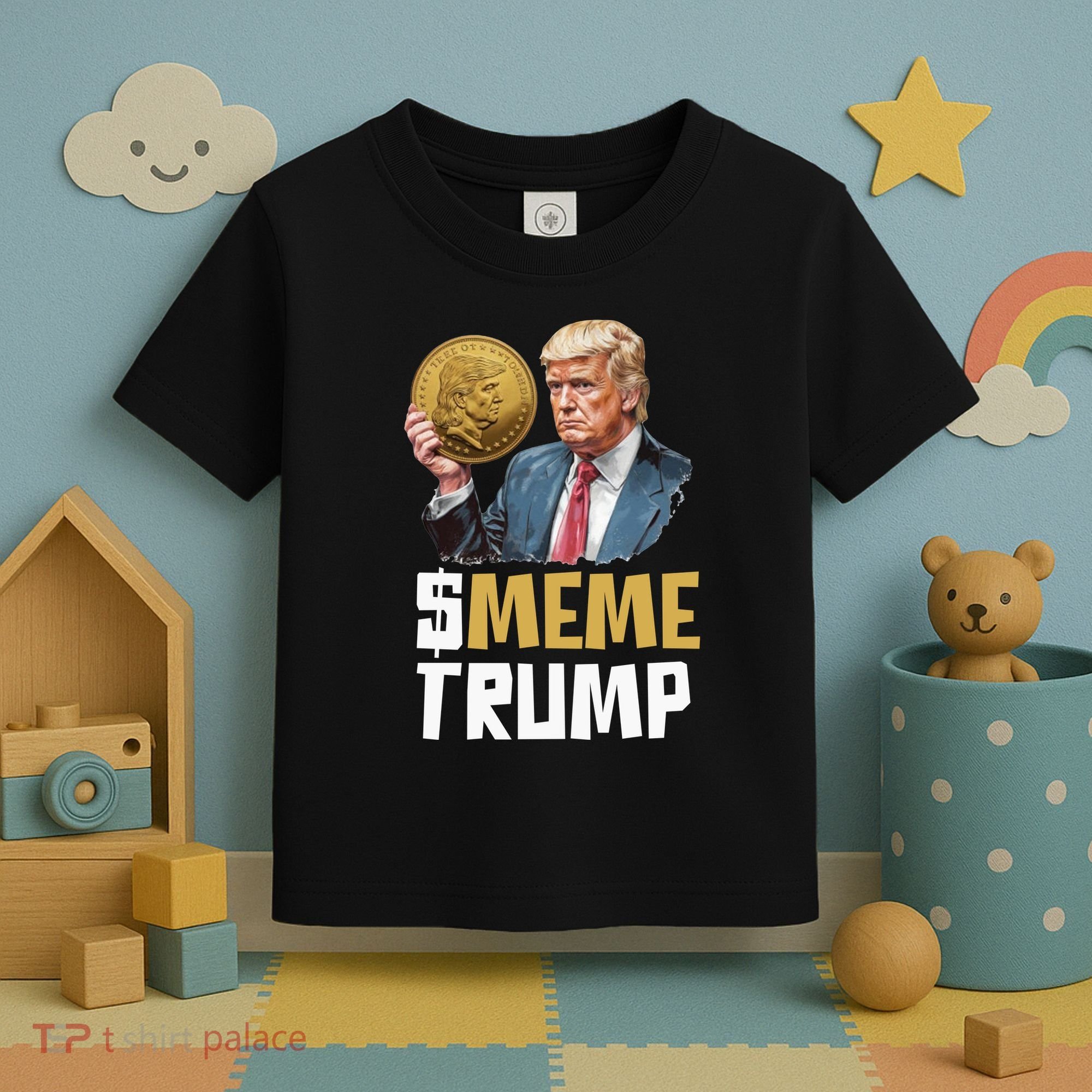 Meme Trump Coin Crypto Currency $Trump Toddler T-Shirt