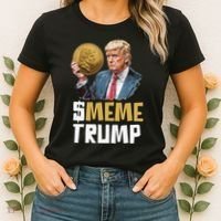 Meme Trump Coin Crypto Currency $Trump Women's T-Shirt thumb 2