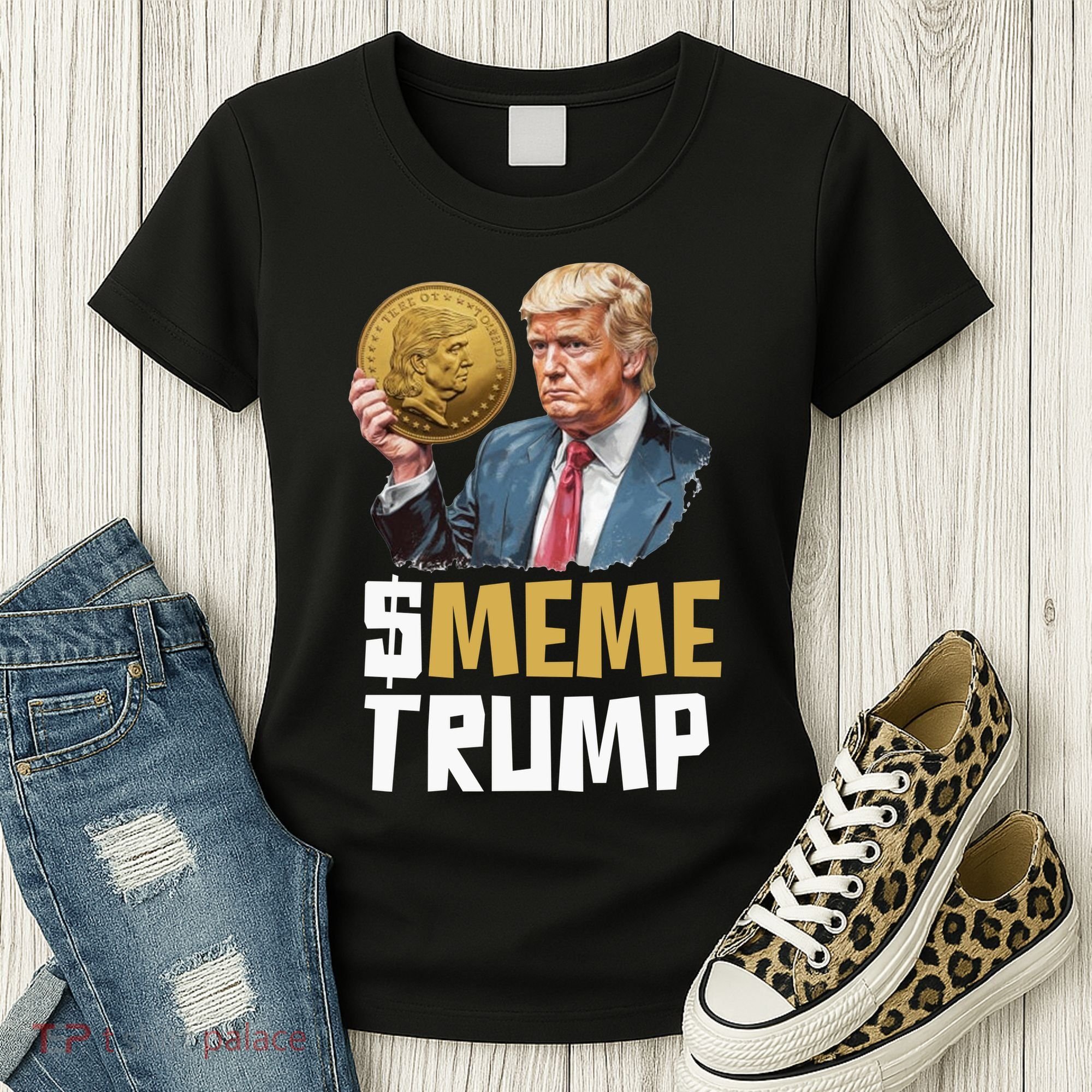 Meme Trump Coin Crypto Currency $Trump Women's T-Shirt