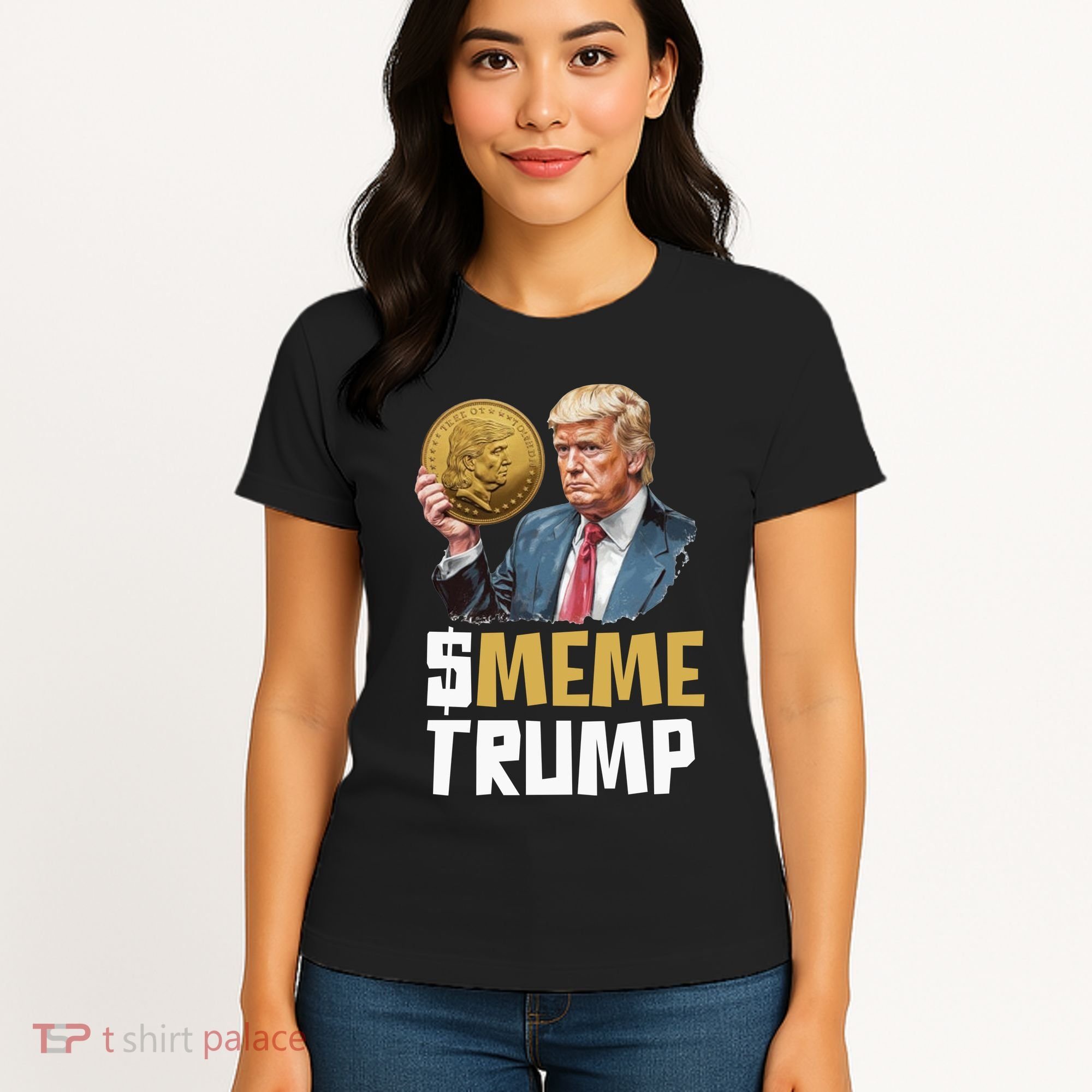 Meme Trump Coin Crypto Currency $Trump Women's T-Shirt