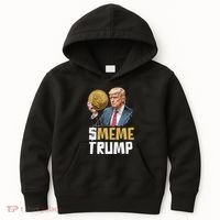 Meme Trump Coin Crypto Currency $Trump Kids Hoodie thumb 0