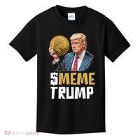 Meme Trump Coin Crypto Currency $Trump Kids T-Shirt thumb 0
