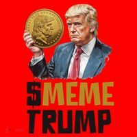 Meme Trump Coin Crypto Currency $Trump Santa Hat thumb 1