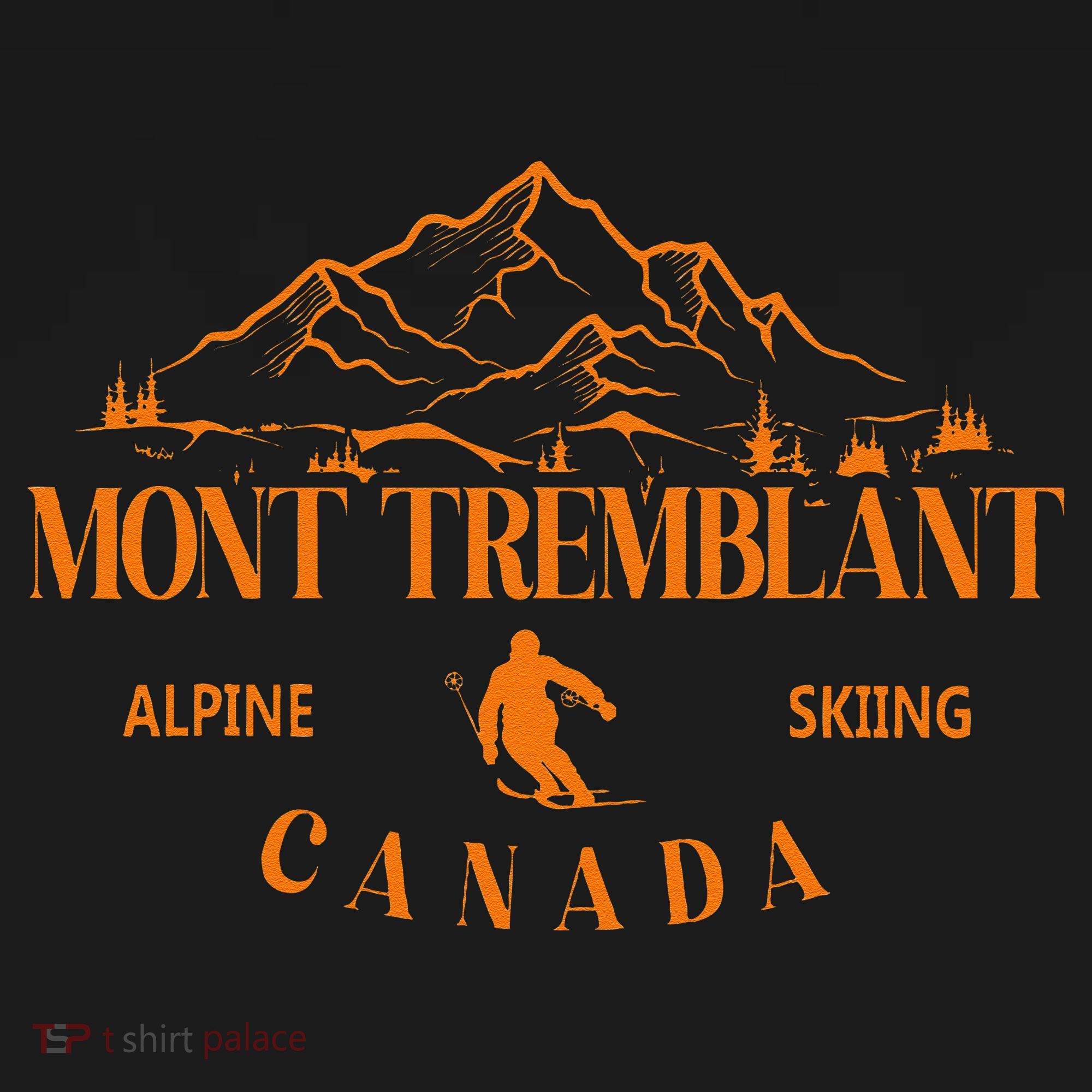 Mont Tremblant Canada Ski Resort Quebec Skiing Souvenir Apron