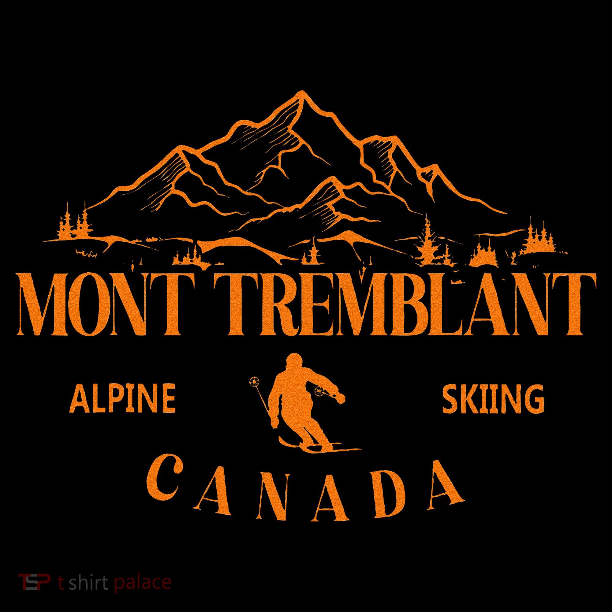 Mont Tremblant Canada Ski Resort Quebec Skiing Souvenir Women's Hoodie