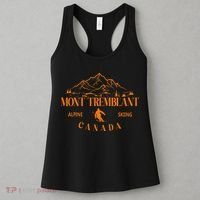 Mont Tremblant Canada Ski Resort Quebec Skiing Souvenir Women's Tank Top thumb 3