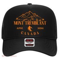 Mont Tremblant Canada Ski Resort Quebec Skiing Souvenir Hat thumb 0