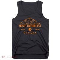 Mont Tremblant Canada Ski Resort Quebec Skiing Souvenir Tank Top thumb 0