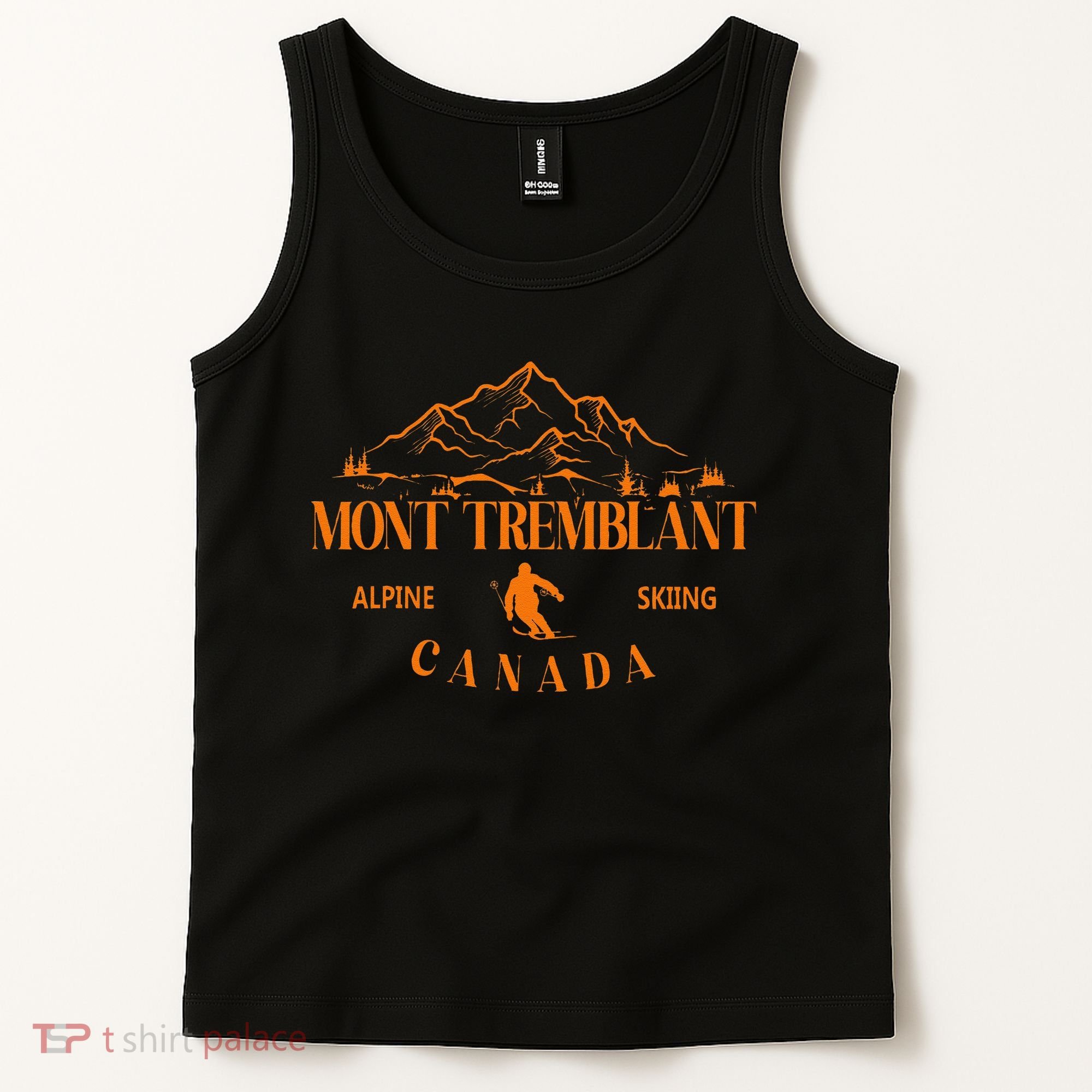Mont Tremblant Canada Ski Resort Quebec Skiing Souvenir Tank Top