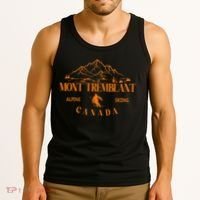 Mont Tremblant Canada Ski Resort Quebec Skiing Souvenir Tank Top thumb 3