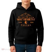 Mont Tremblant Canada Ski Resort Quebec Skiing Souvenir Kids Hoodie thumb 4