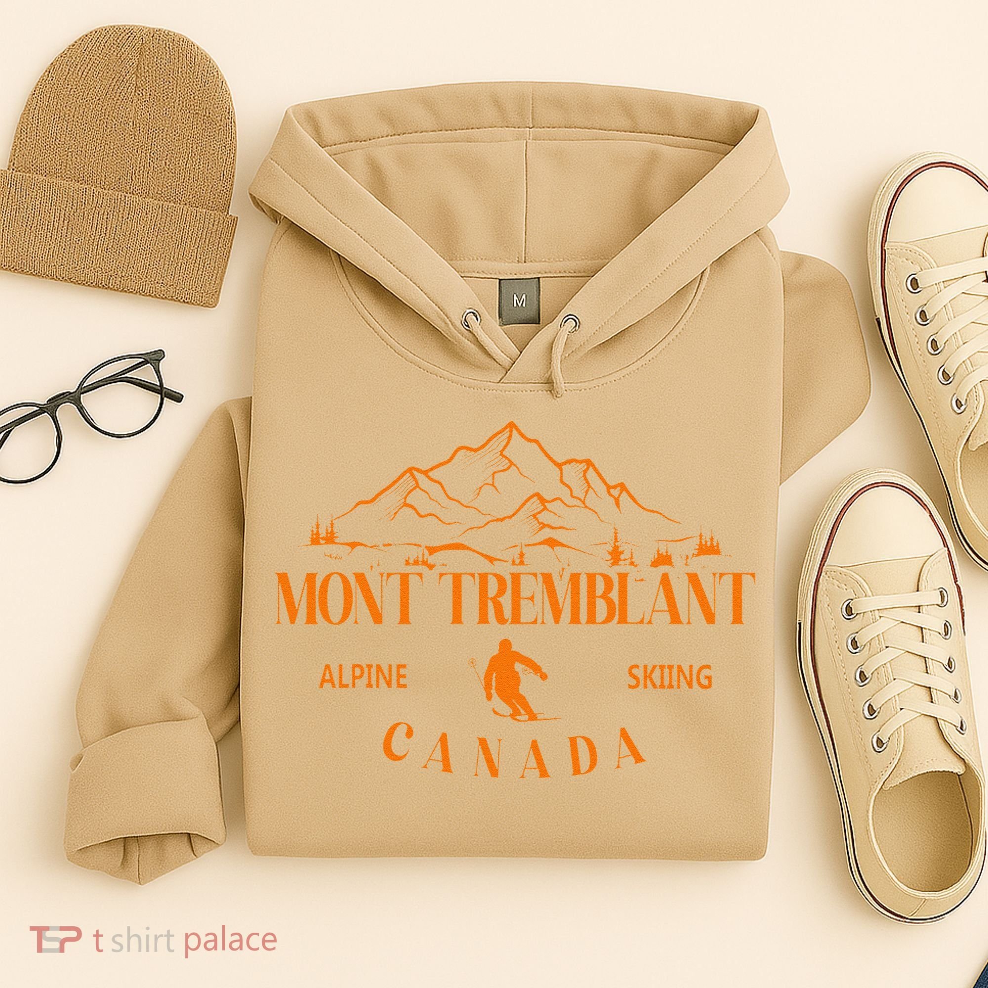 Mont Tremblant Canada Ski Resort Quebec Skiing Souvenir Hoodie