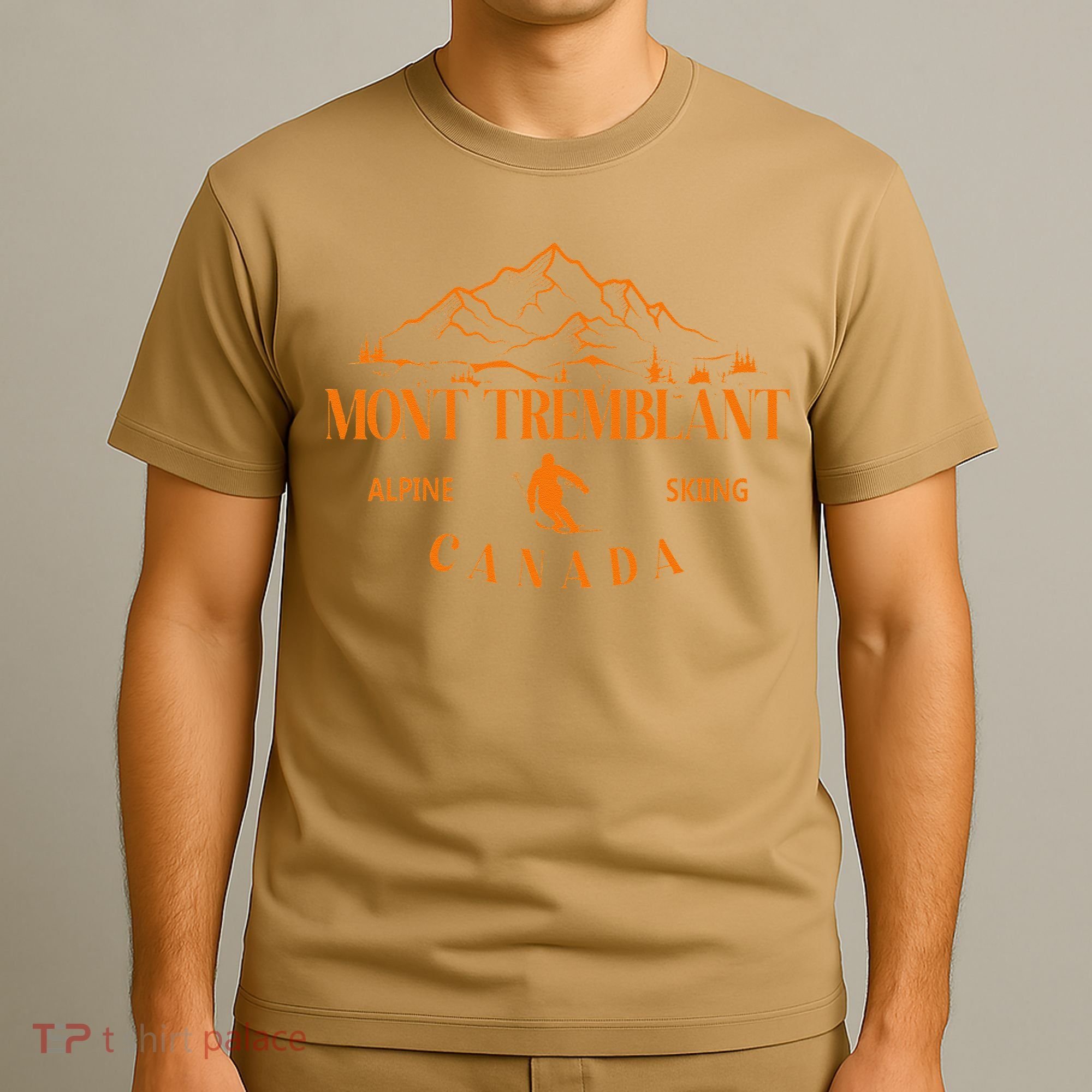 Mont Tremblant Canada Ski Resort Quebec Skiing Souvenir T-Shirt