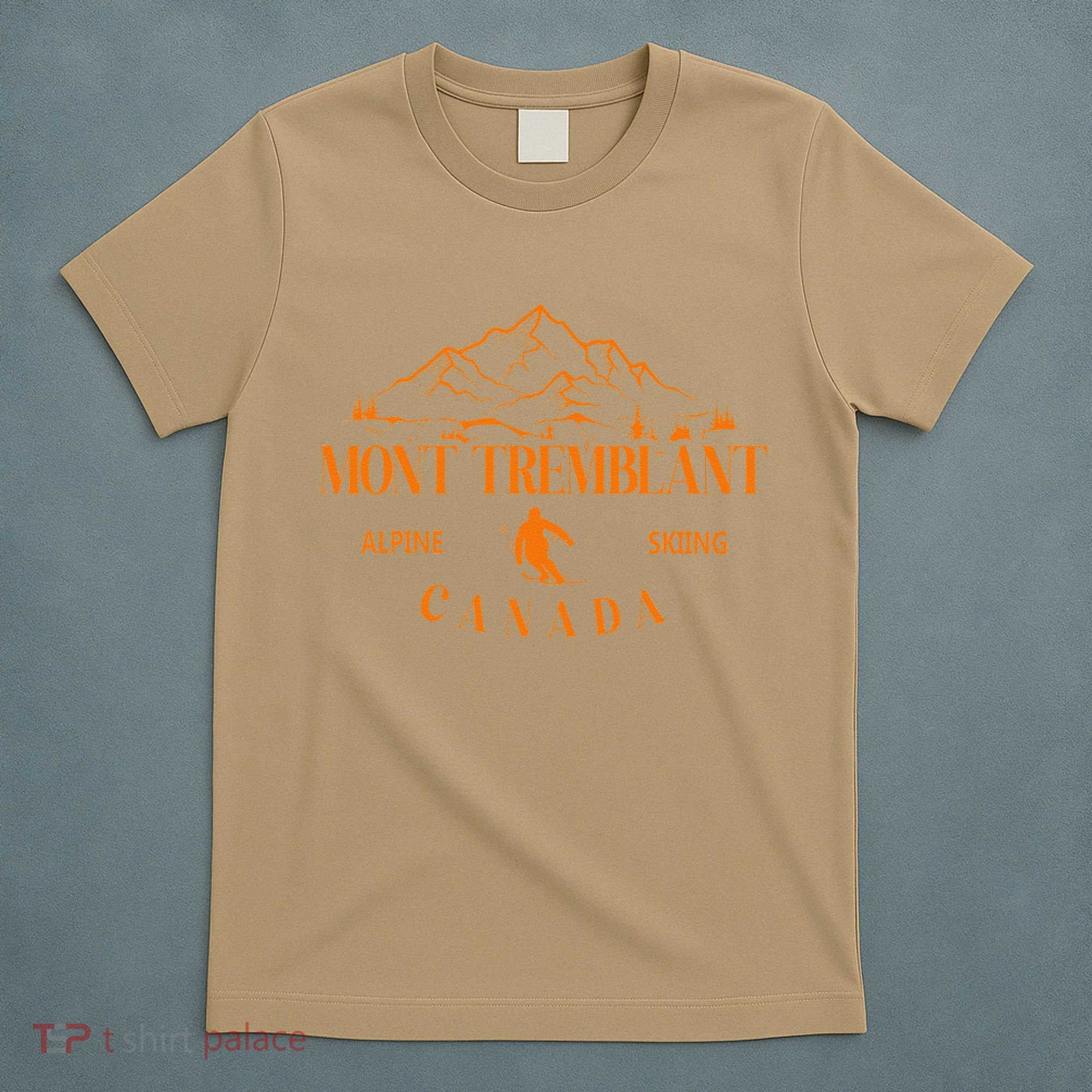 Mont Tremblant Canada Ski Resort Quebec Skiing Souvenir T-Shirt