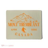 Mont Tremblant Canada Ski Resort Quebec Skiing Souvenir Mousepad thumb 0